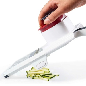 Feliator legume Zyliss E900040, lama din otel inoxidabil, 4 niveluri ajustabile, functie Julienne - Img 7