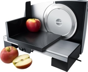 Feliator multifunctional Steba AS 200 fabricat in UE cutit din otel inoxidabil Solingen grosime de taiere reglabila pana la 15 mm carucior cu rulare l - Img 4