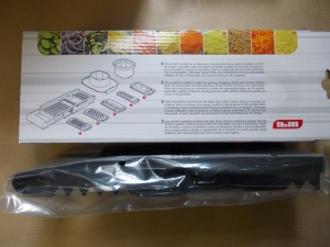 Feliator si razatoare legume Ibili Easycook 5 accesorii 30 cm - Img 4