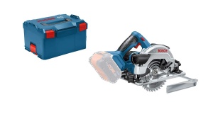 Ferastrau circular cu acumulator Bosch Professional 18V System GKS 18V-57 G (panza de ferastrau O: 165 mm, adancime de taiere: 57 mm, incl. L-BOXX, fara baterie/incarcator)