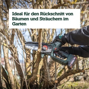 Ferastrau cu acumulator Metabo MS 18 LTX 15, 18V, lama 15 cm, usor si sigur - Img 5