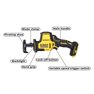 Ferastrau reciproc DEWALT DCS369N-XJ, 18V, motor fara perii, compact - Img 3