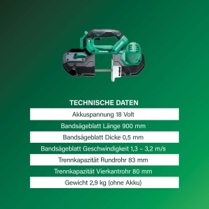 Feronerie cu acumulator HiKOKI CB18DBL, 18V, pentru metal si tevi - Img 3