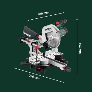 Feronerie de taiere Metabo KGS 254 M, cu functie de taiere precisa si 2 panze - Img 4
