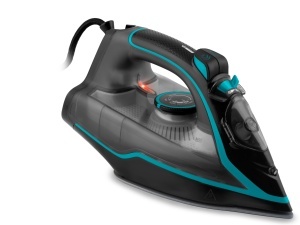 Fier de calcat Berdsen 2600W cu talpa ceramica si rezervor 230 ml, verde - Img 3