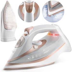 Fier de calcat Berdsen 3000W, 360 ml, ceramica, alb - Img 2