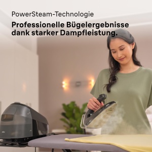 Fier de calcat Braun CareStyle 5 IS5249BK, 2400W, 150gmin abur, negru - Img 5