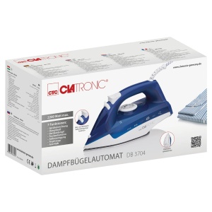 Fier de calcat Clatronic DB 3704 cu talpa din otel inoxidabil, 2200W, rezervor 250ml - Img 9