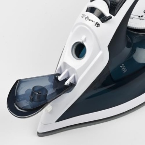 Fier de calcat cu abur Girmi ST05, 2000 W, talpa ceramica, lumina, reglare abur, maner ergonomic, super abur, capacitate 200 ml, curatare automata - Img 6