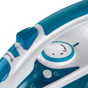 Fier de calcat cu abur Russell Hobbs [2600W, 210g Extra Steam Boost] (rezervor de apa de 300 ml, talpa ceramica, functie de autocuratare si pulverizare a apei, anti-calcar, oprire la picurare, 70 g/min abur) 20562-56 - Img 2
