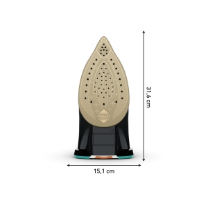 Fier de calcat Tefal Ultimate Pure FV9844 3200W Micro-Calc-Filter Talpa Durilium AirGlide NegruTurcoaz - Img 10