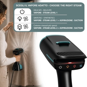 Fier de calcat vertical Beper P204FER211, 1400 W, rezervor 270 ml, tehnologie SteamGrip - Img 4