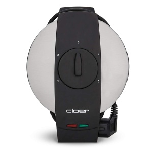 Fier de vafe Cloer 1639SR, vafe cu inima 15,5 cm O, acoperire dubla antiaderenta, rezistent la zahar, 930 W, cos suspendat, functie practica de suport, carcasa din otel inoxidabil de inalta calitate, otel inoxidabil - Img 6