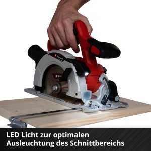 Fierastrau circular cu acumulator Einhell TE-CS 18150 Li-Solo 18V LED reglare fara scule - Img 6