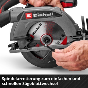 Fierastrau circular Einhell TE-CS 18165-2 Li Solo 18V LED 57mm - Img 9