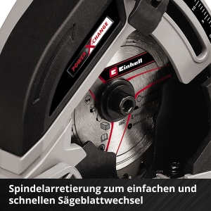 Fierastrau circular Einhell TE-CS 1889 Li Solo compact reglare fara unelte fara acumulator - Img 8