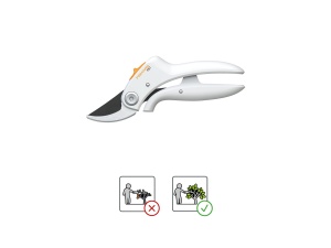 Fierastrau de gradina Fiskars P57 Light, 18 cm, alborange, pentru ramuri de max. 2 cm - Img 4