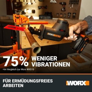 Fierastrau sabie WORX WX5019 20V Motor fara perii Compact si usor - Img 6