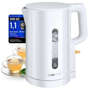 Fierbator apa Clatronic WK 3835, 1,7L, 2200W, alb, BPA free