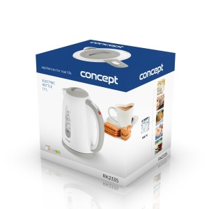 Fierbator de apa CONCEPT RK2335, 1.7 L, 2200 W, design modern, culoare gri - Img 8