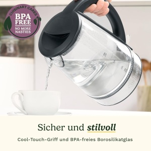 Fierbator de apa Cuisinart 1,7L cu control variabil al temperaturii, 3KW - Img 4