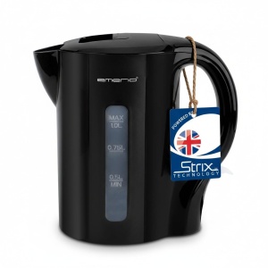Fierbator de apa EMERIO WK-133947, 1.0L, 1200W, Negru