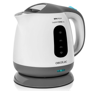 Fierbator electric Cecotec ThermoSense 120, 1L, 1100W, sticla borosilicata