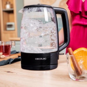 Fierbator electric Cecotec ThermoSense 320 Clear, 1,7L, 2200W, Borosilikat - Img 6