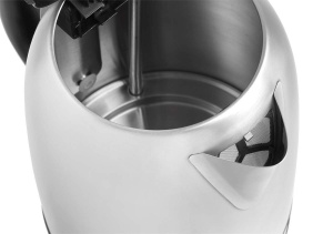 Fierbator electric CONCEPT Hausgeraete RK3240, 1.7L, 2200W, inox argintiunegru - Img 3