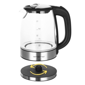 Fierbator electric Emerio WK-119988, 1.7 litri, 2200 W, LED albastru - Img 3