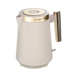 Fierbator electric Russell Hobbs Bronte 26751-70, 1.7L, 2400W, design mat cu accente aurii