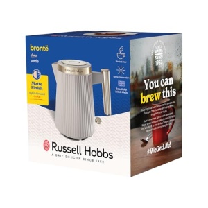 Fierbator electric Russell Hobbs Bronte 26751-70, 1.7L, 2400W, design mat cu accente aurii - Img 11