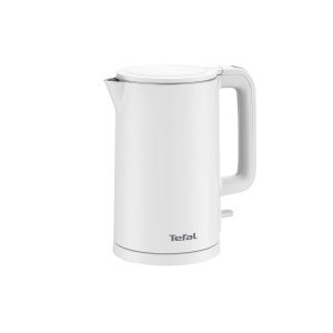 Fierbator electric Tefal Thermo Protect KO1411E0, 1500 W, alb, cu filtru detasabil