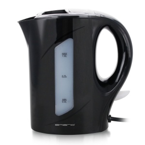 Fierbator Emerio WK-121616.1, 1.0L, 900W, BPA-free, Negru