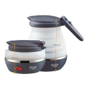 Fierbator metalic ADLER 1,7 l, sistem STRIX, putere 2200 W, alb - Img 2