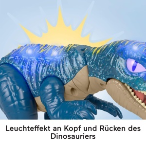 Figurina Baryonyx Fisher-Price Imaginext cu lumini si sunete, 25 cm - Img 4