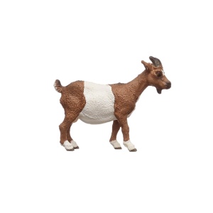 Figurina Capra Schleich Farm World 14887, 7 x 9 x 3 cm, Culoare Alb-Brown - Img 7
