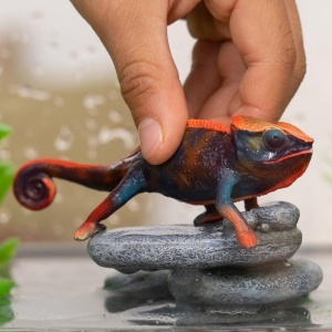 Figurina Chamaleon Schleich WILD Life 14858, Detaliu Autentic, 10 x 3 x 5 cm - Img 2