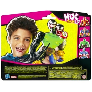 Figurina de actiune Marvel Venom MixMashers, personalizabila, 12 cm, negru - Img 14