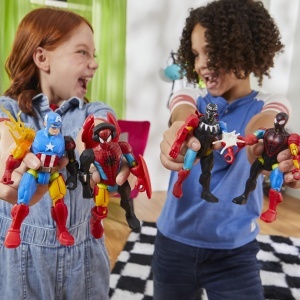 Figurina de actiune MixMashers Marvel Spider-Man, 12 cm, cu accesorii - Img 8