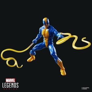 Figurina de colectie Marvel Legends Constrictor 15 cm, design retro, accesorii incluse - Img 6