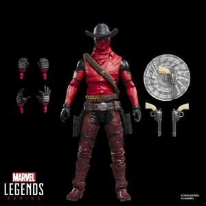 Figurina de colectie Marvel Legends Cowboypool, 15 cm, 7 accesorii - Img 2