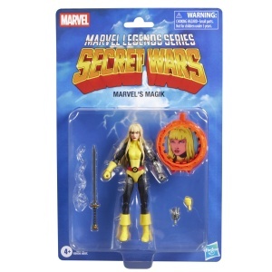 Figurina de colectie Marvel Legends Magik, 15 cm, cu accesorii retro