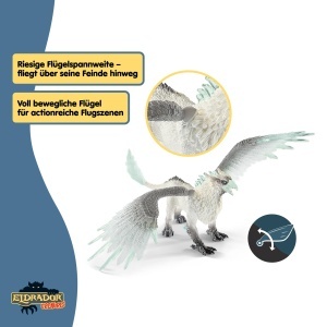 Figurina de colectie Schleich Eisgreif 70143 22 x 9 x 12 cm Detalii transparente - Img 5