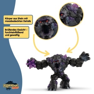 Figurina de colectie Schleich ELDRADOR Schattensteinmonster 70158, 23 x 8 x 12 cm - Img 3