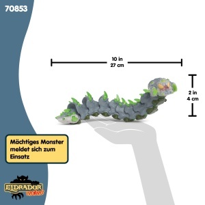 Figurina de colectie Schleich ELDRADOR Steinwurm 70853, 26 x 5 x 4 cm, pentru copii de la 7 ani - Img 5