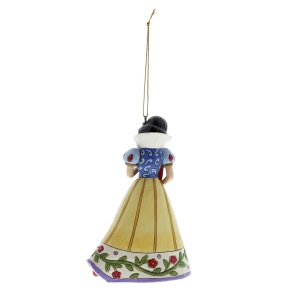 Figurina de Craciun Enesco Disney Traditions Alba ca Zapada, Detaliu Sculptat - Img 2