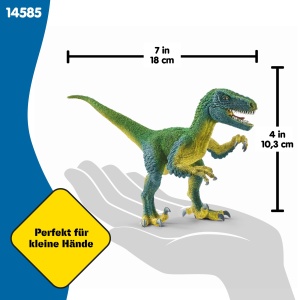Figurina Dinosaur Schleich Velociraptor 14585, 18 x 6 x 10 cm, Detalii Realiste - Img 5