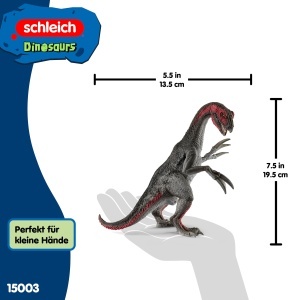 Figurina Dinozaur Schleich Therizinosaurus 15003, 14 x 20 x 20 cm, Detalii Realiste - Img 6