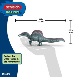 Figurina Dinozaur Spinosaurus Schleich 15049, 31 x 9 x 12 cm, Detalii Realiste - Img 5